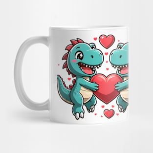 Valentine's Cartoon Delights T-Shirt Mug